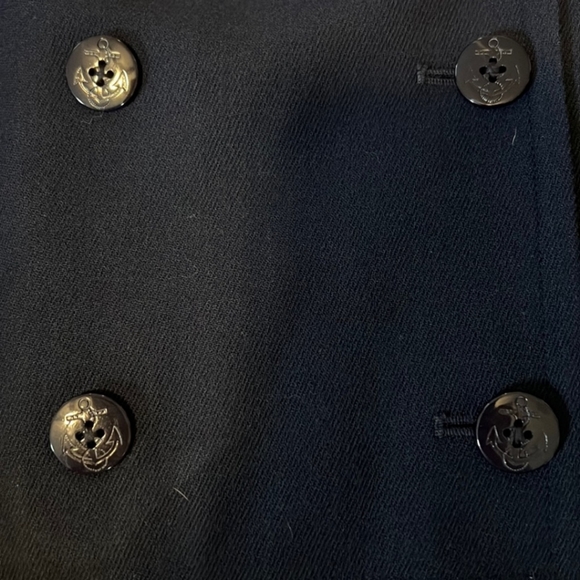 Ralph Lauren Wool Navy Peacoat Blazer - Picture 5 of 9